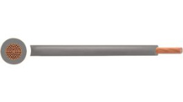 RND 475-00571 [100 м], Tri-Rated Wire, 1.50 mm\x1a, grey Copper bare PVC, RND Cable