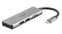DUB-M530, Hub, USB 3.0, Silver, D-Link