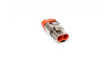PL182X-61-6 Plug, Receptacle, 2 Poles, 60A, Orange/Metal