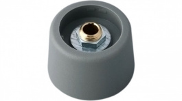 A3123048, Control knob without recess grey 23 mm, OKW