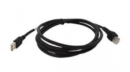 CBA-UF5-C09ZAR, USB-A/RS232 Cable, Coiled, 2.7m, Suitable for DS36xx Series/LI36xx Series, Zebra