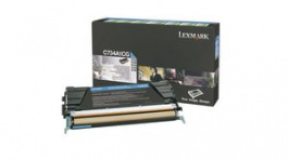 C734A1CG, Toner Cartridge, 6000 Sheets, Cyan, Lexmark