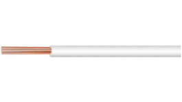 E 2219 WHITE [100 м], Stranded wire, 0.38 mm\x1a, white Silver-plated copper, Habia Cable