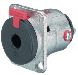 NJ3FP6C, Panel Socket, Vertical, 6.35 mm 3 Poles, Neutrik