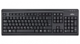 S26381-K511-L420, KB410 Slim Keyboard, DE Germany/QWERTZ, USB, Black, Fujitsu