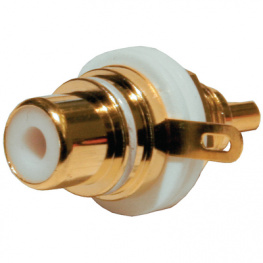 GRB061 B/R WHITE, Female panel connector white, Tai Yang