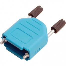 DPPK09-B-K, Корпус: для разъемов D-Sub; D-Sub HD 15pin, D-sub 9pin; прямой, Encitech Connectors