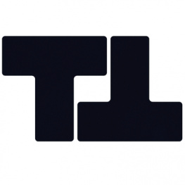 104452, Floor Corner Marks, T-shaped PU=1 PAK, Brady