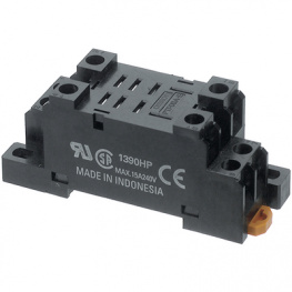 PTF08A-E, Панелька; PIN:8; 10А; 250ВAC; H:30мм; W:28,5мм; Монтаж: DIN, Omron