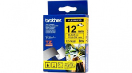 TZE-FX631, Label Tape 12 mm Black on Yellow 8 m, Brother