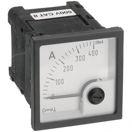GTS 0105 0-25A, Analogue Display 48 x 48 mm 0...25 ADC, Weigel