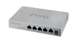 MG-105-ZZ0101F, Ethernet Switch, RJ45 Ports 5, 2.5Gbps, Unmanaged, ZYXEL