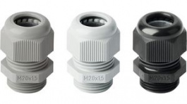 50.625PA/FLSW, Cable Gland, M25 x 1.5, Polyamide 6, Black, JACOB