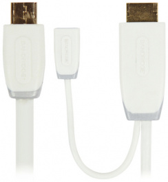 BBM39010W10, Адаптер MHL Штекер MHL - гнездо USB-B Micro и штекер HDMI штекер – розетка, Bandridge