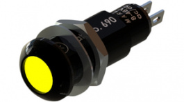 690-521-66, LED Indicator, yellow, 217 mcd, 8...48 VAC/DC, Marl