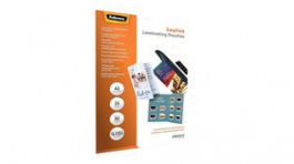 5601901 [25 шт], Laminating Pouch, A4, Glossy, Pack of 25 pieces, Fellowes