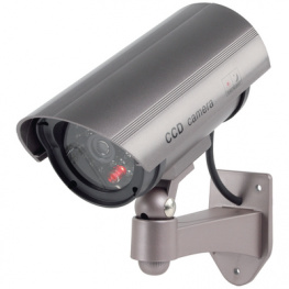 SEC-DUMMYCAM30, CCTV dummy camera for outdoors black 3 V, KONIG