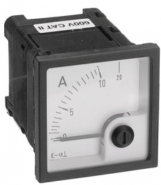 GTS 0101 0-25(50A), Analogue Display 48 x 48 mm 0...25/50 AAC, Weigel