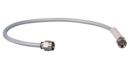 80337536, RF Cable Assembly, SMA Male - SMA Male, 63.5mm, Blue/Transparent, Huber+Suhner