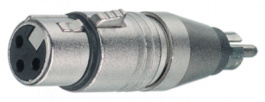 NA2FPMM, Audio Adapter, 1 x XLR Female, 3-Pin, XLR, Neutrik