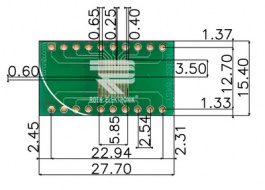 RE933-04ST, Prototyping board FR4 Epoxide + chem. Ni/Au, Roth Elektronik