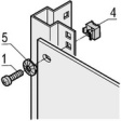 21120-131 [10 шт] Earthing cage nut M6 PU=10 ST