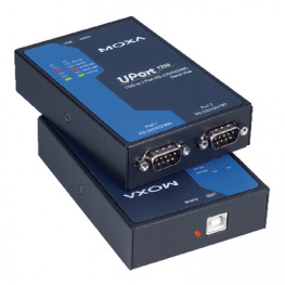 UPORT 1250, USB to 2x RS232/422/485 converter, Moxa