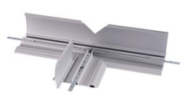 31.462, Floor Cable Conduit T-Connection Aluminium Grey 430mm, Dataflex
