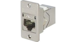 FACK4Bkpm#24, Panel Mount Coupler, RJ45 Socket - RJ45 Socket, Pack of 24 pieces, TUK Limited