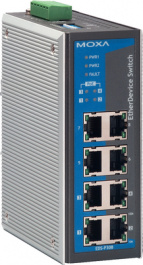 EDS-P308-T, Switch 8x 10/100 (4x PoE) - -, Moxa