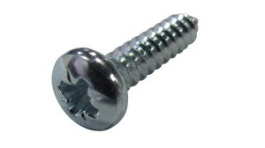 RND 610-00622 [100 шт], Oval-Head Screw, Pan Head/Sheet Metal, Pozidriv, PZ2, 4.2 mm, 13mm, Pack of 100, RND Components