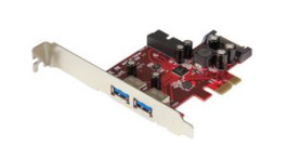 PEXUSB3S2EI, PCI Express USB-A Card with SATA Power and UASP Support, 2x USB 3.0, PCI-E x1, StarTech.com