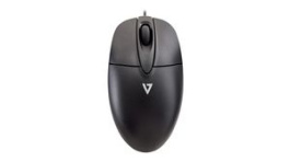 M30P10-7E, Wired Mouse 1000dpi Optical Black, V7