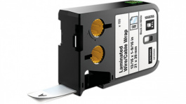 1868705, XTL Laminated Cable Labels Black on White, Dymo