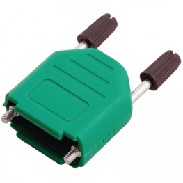 DPPK09-G-K, Корпус: для разъемов D-Sub; D-Sub HD 15pin, D-sub 9pin; прямой, Encitech Connectors