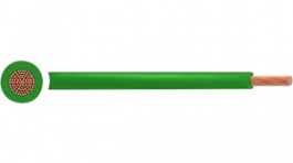 RND 475-00848 [100 м], Flexible Stranded Wire PVC, 4mm², Bare Copper, Green, H07V2-K, 100m, RND Cable