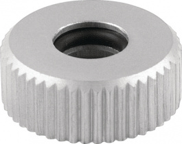 6601.0403, Knurled nut 17 mm aluminium, Mentor