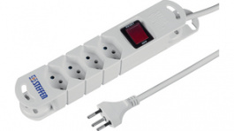 20 201254 S, Outlet Strip, 4xJ (T13), 5 m, Steffen