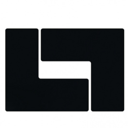 104458, Floor Corner Marks, L-shaped PU=1 PAK, Brady