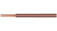 H07V2-K 1,5 MM2 BROWN Stranded wire, 1.50 mm2, brown Copper bare PVC