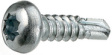 BN 11904 3.5X13 Oval-head drilling screws, galvanized 3.5 13 mm