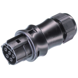 RST20I5S B1 ZR2 SW, Connector, female socket L3-N-PE Screw Connection, Wieland Electric