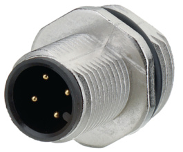 09-3441-77-05, Panel-mount plug, 713 series 5-pole Pole no. 5, Binder