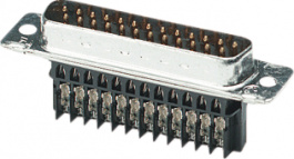 1-745497-5, 37 HDE MS RCPT 22-26 LEAD FREE D Subminiature Connector 37 Contact(s) Female 0.109 inch Pitch IDC Terminal Hole .115-.125 Receptacle, TE Connectivity