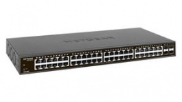 GS348T-100EUS, S350 Series 48-Port Gigabit Smart Switch, Managed, 48x PoE+, 4x SFP, NETGEAR