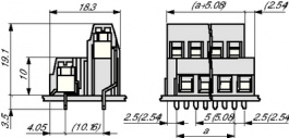 1726163, MKKDSN 1,5/ 4-5,08 pcb terminal block 0.14...1.5 mm2 solid or stranded 5.08 mm,, Phoenix Contact