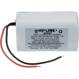 H2B297, Li-Ion-Battery 7.4 V 4.6 Ah, HY-Line