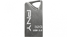 FDI32GT330-EF, USB-Stick T3 Attache, 32 GB, grey, PNY