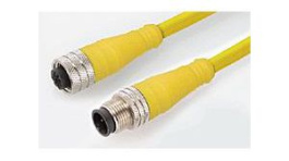 1200660698, Micro-Change (M12) Double-Ended Cordset 4 Poles Female (Straight) to Male (Straight) 22 AWG TPE Cable 18m, Molex