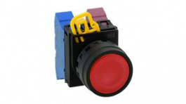 YW1B-A1R, Pushbutton Switch Actuator, Plastic, Red, Latching Function, IDEC